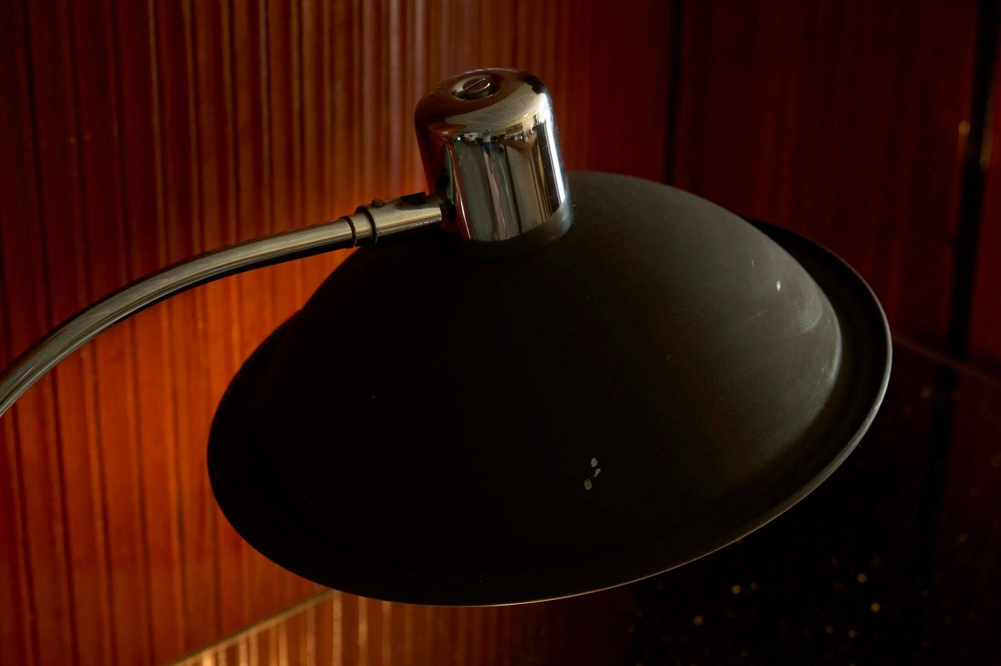 Lampe de table Mid Century réglable en chrome des années 1960