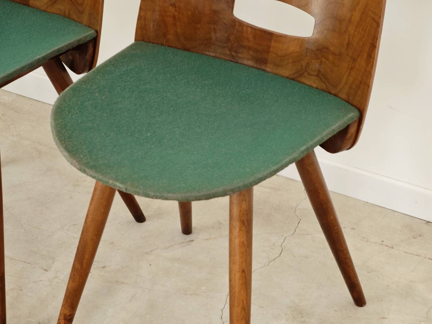 Set of 4 Lollipop chairs by Frantisek Jirak for Tatra 1960