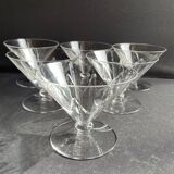 6 Champagne glasses – Saint Louis Bossuet service size 10406