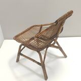 Bamboo Lounge Chair Attr. to Bonacina