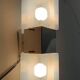 Two-Light Murano Glass and Chrome-plated Metal Sconce by Carlo Nason for Ma