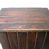 Large old wooden box