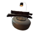 Pouf table basse avec plateau
