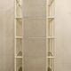 Pair of Lacquered canework shelves, Bamboo and Glass, 1980s - Italy