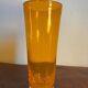 Vase année 80 verre bullé