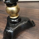 Lacquered wood lamp style Napoleon III