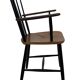 Vintage Danish spindle chair from the 1960s, Tapiovaara style armrests