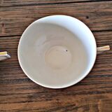 Vintage porcelain coffee/tea cups, floral pattern (rose and flowers)