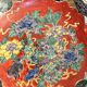 Antique Japanese Imari Kutani Plate Lion Fo Karashishi Shishi Meiji 19th