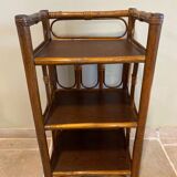 Rattan shelf