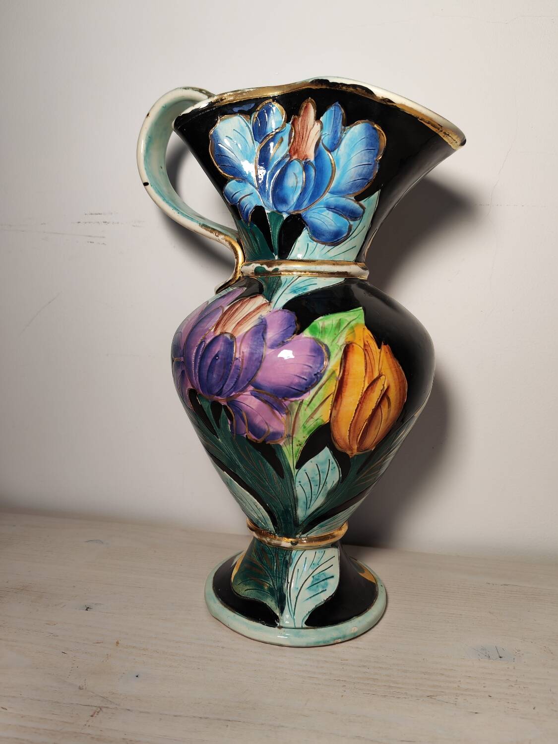 Ceramic carafe Vallauris 1960