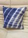 Indigo blue Indian blockprint cushion cover