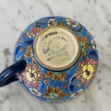 Large antique earthenware cup LONGWY