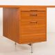 Bureau de direction extra large en teck, style danois du milieu du XXe siècle, années 1970