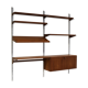 Vintage teak wall unit by Kai Kristiansen