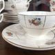 Lot de 9 tasses Prado Digoin et Sarreguemines