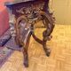Antique carved wooden console – Louis XIV style – floral decoration