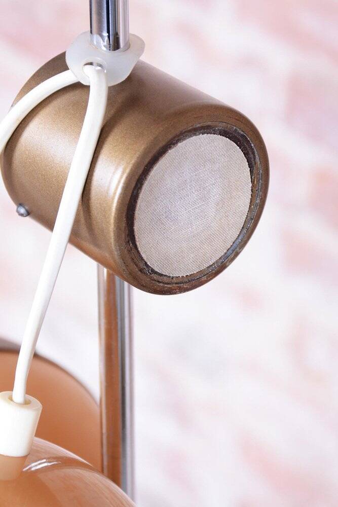Mid-Century Floor Lamp in Metal attributed to Drukov, Czech, 1970s