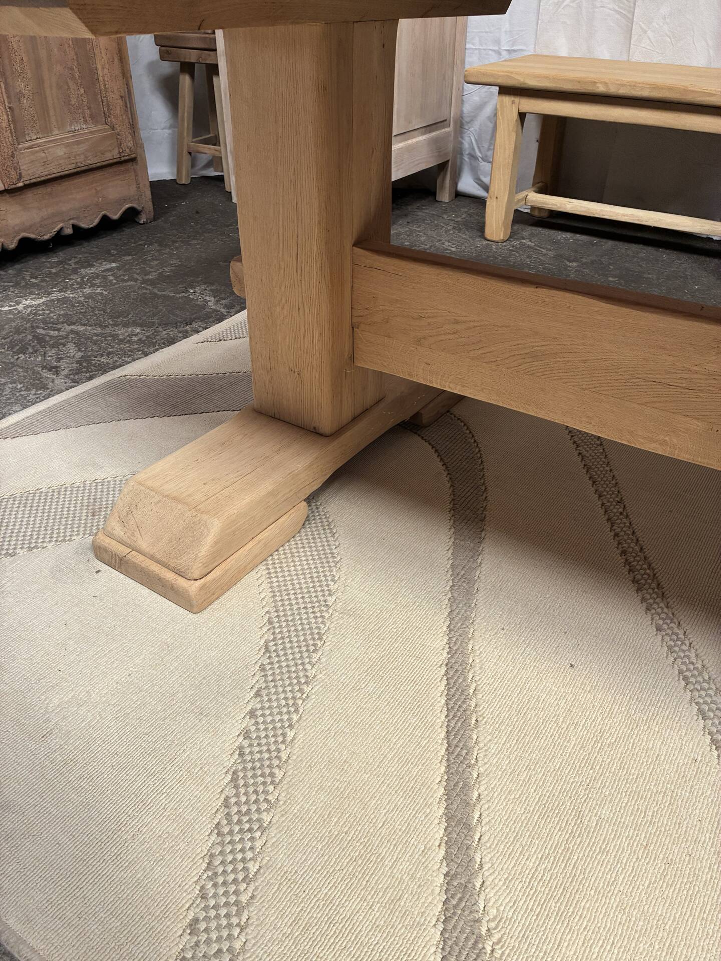 Monastery table in solid oak
