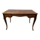 Louis XV style marquetry desk – antique leather top