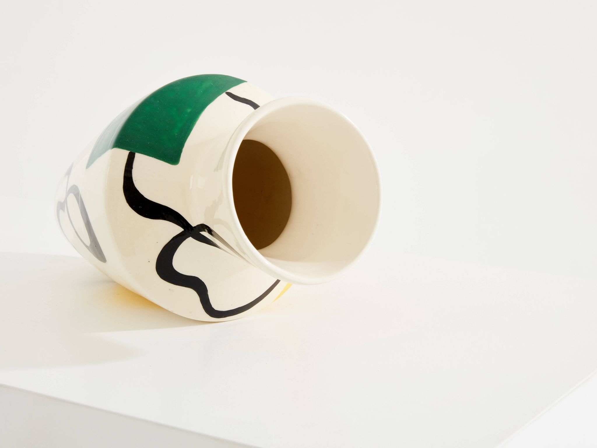 Vase en céramique émaillée signée Roland Brice vers 1950