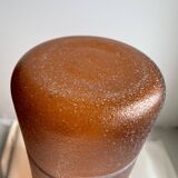 Vase barbini murano jaune signé 90s