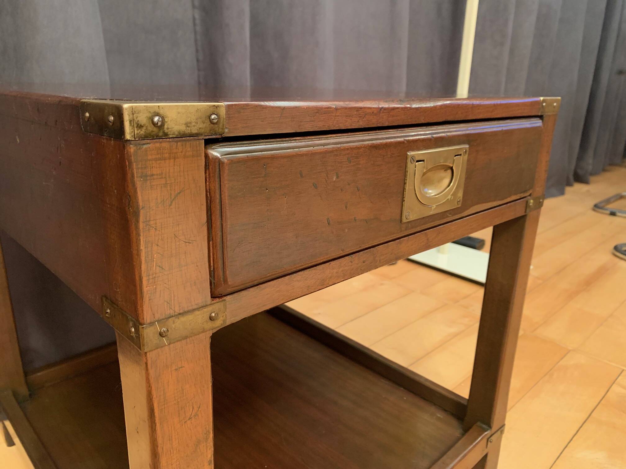Reh Kennedy style officer's side table for Harrods London, UK, 1950s