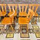 Série de 6 chaises bistrot année 1970