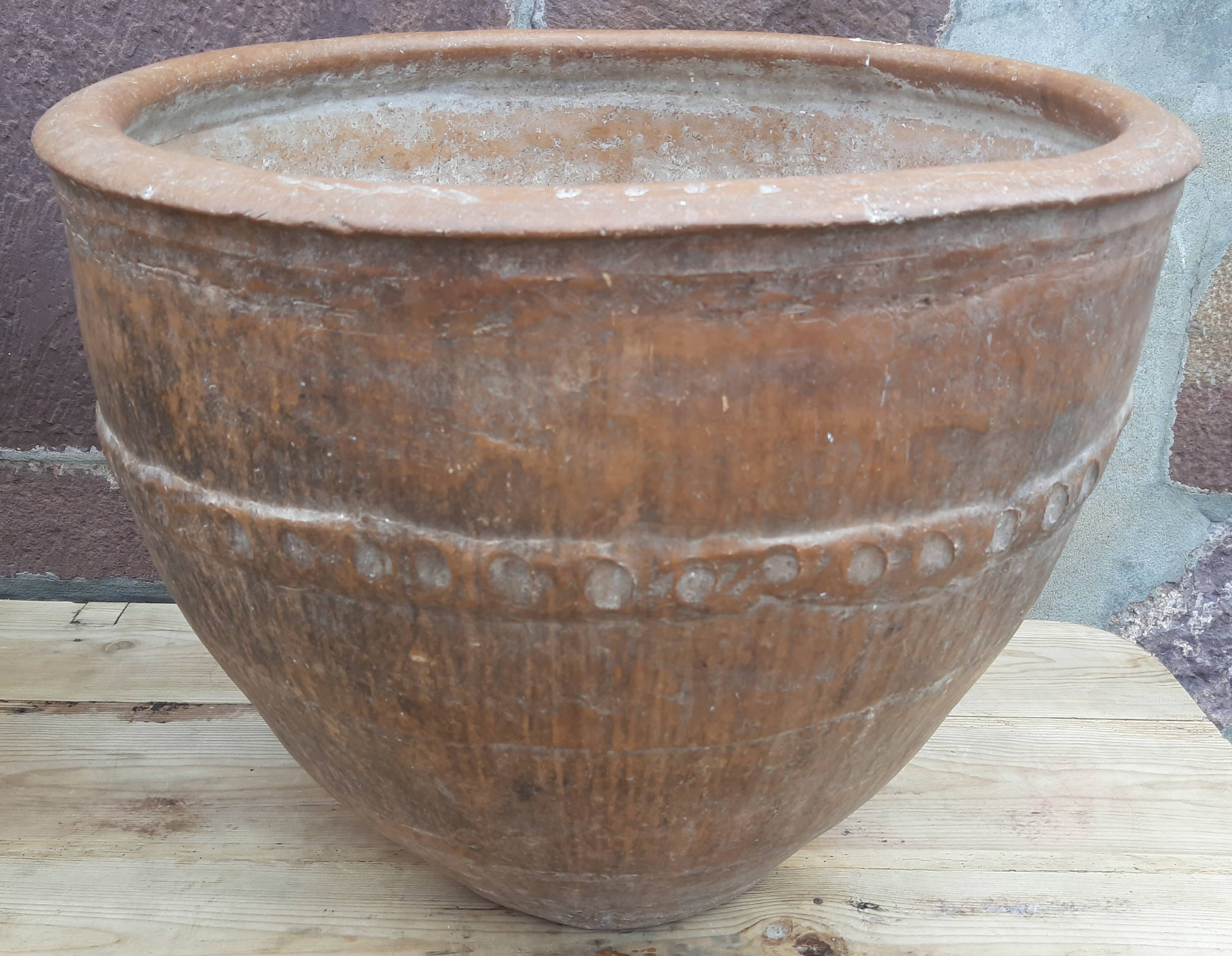 Paire de jarres ("cocios" ou "barreños"), Espagne, 18ème siècle.