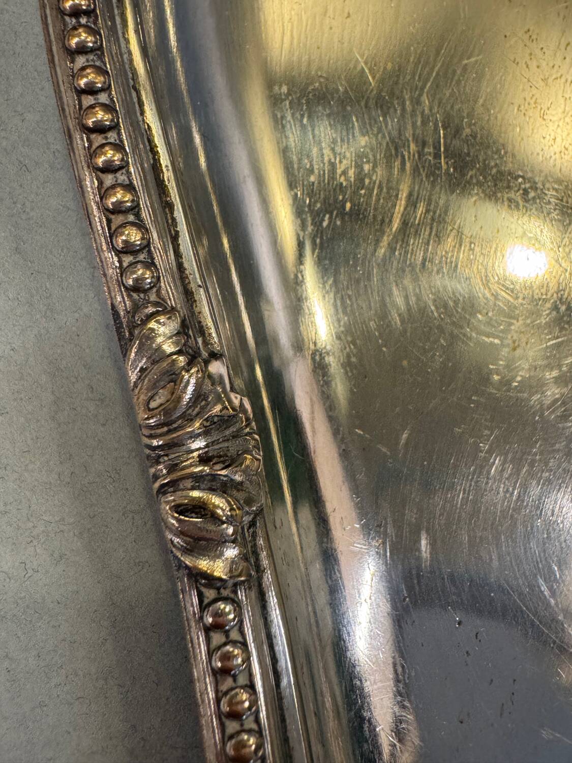 Silver-plated serving dish – early 20th century