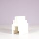 1970s Large model white plastic magazine rack / Giotto Stoppino / Kartell,