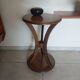 small round side table, end table