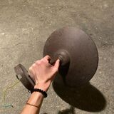 Industrial swan neck wall light