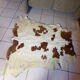 Vintage bovine skin