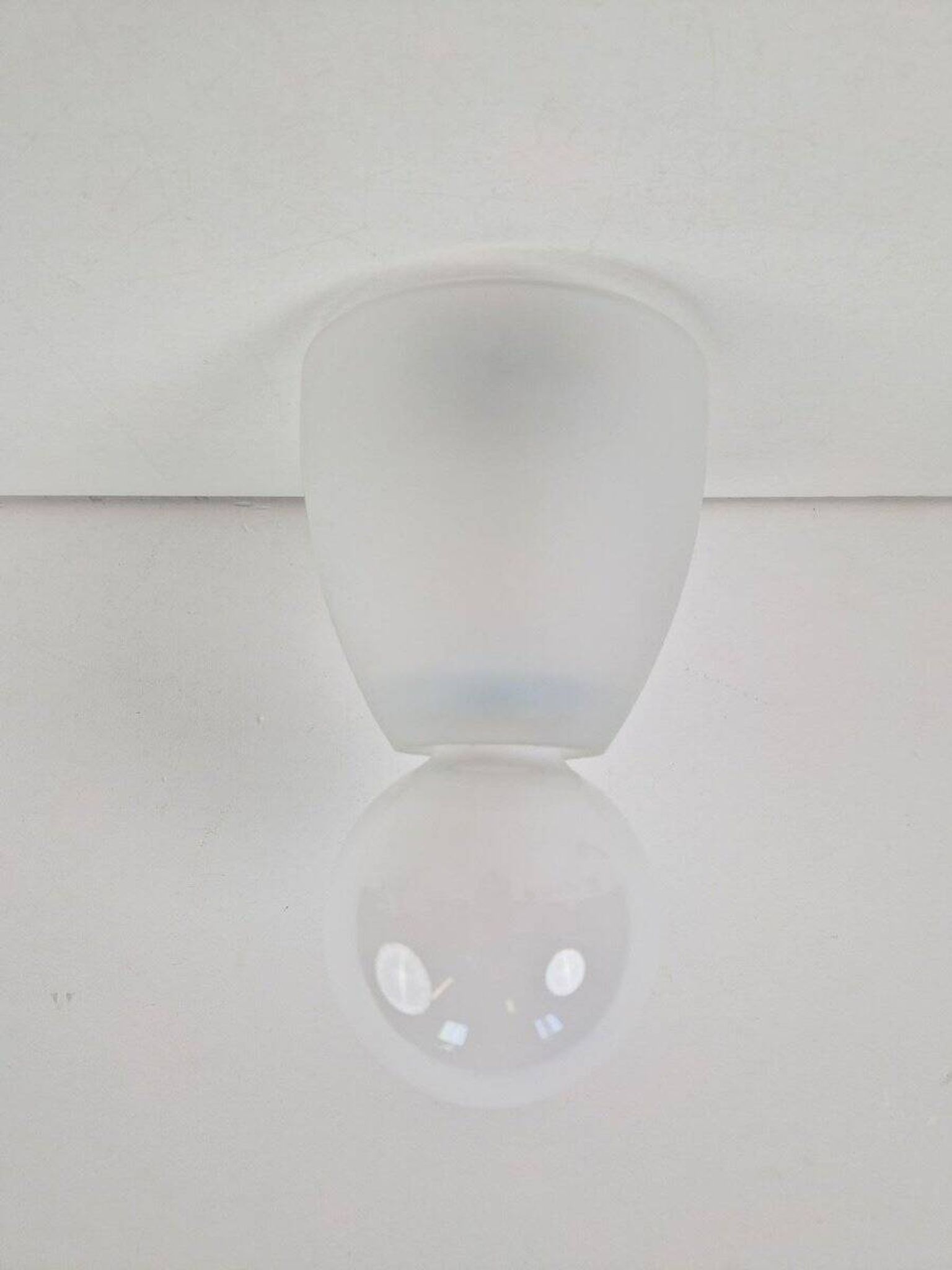 Vintage Glass Ceilling Lamp from by Targetti Sarkey, 1970s