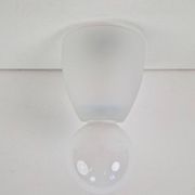 Vintage Glass Ceilling Lamp from by Targetti Sarkey, 1970s