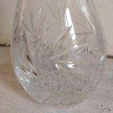 Cut crystal carafe with original stopper