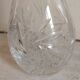 Cut crystal carafe with original stopper