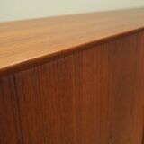 Teak highboard, Danish design, 1970s, manufactured by Omann Jun