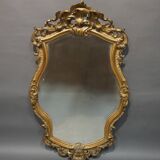 Rococo style beveled mirror