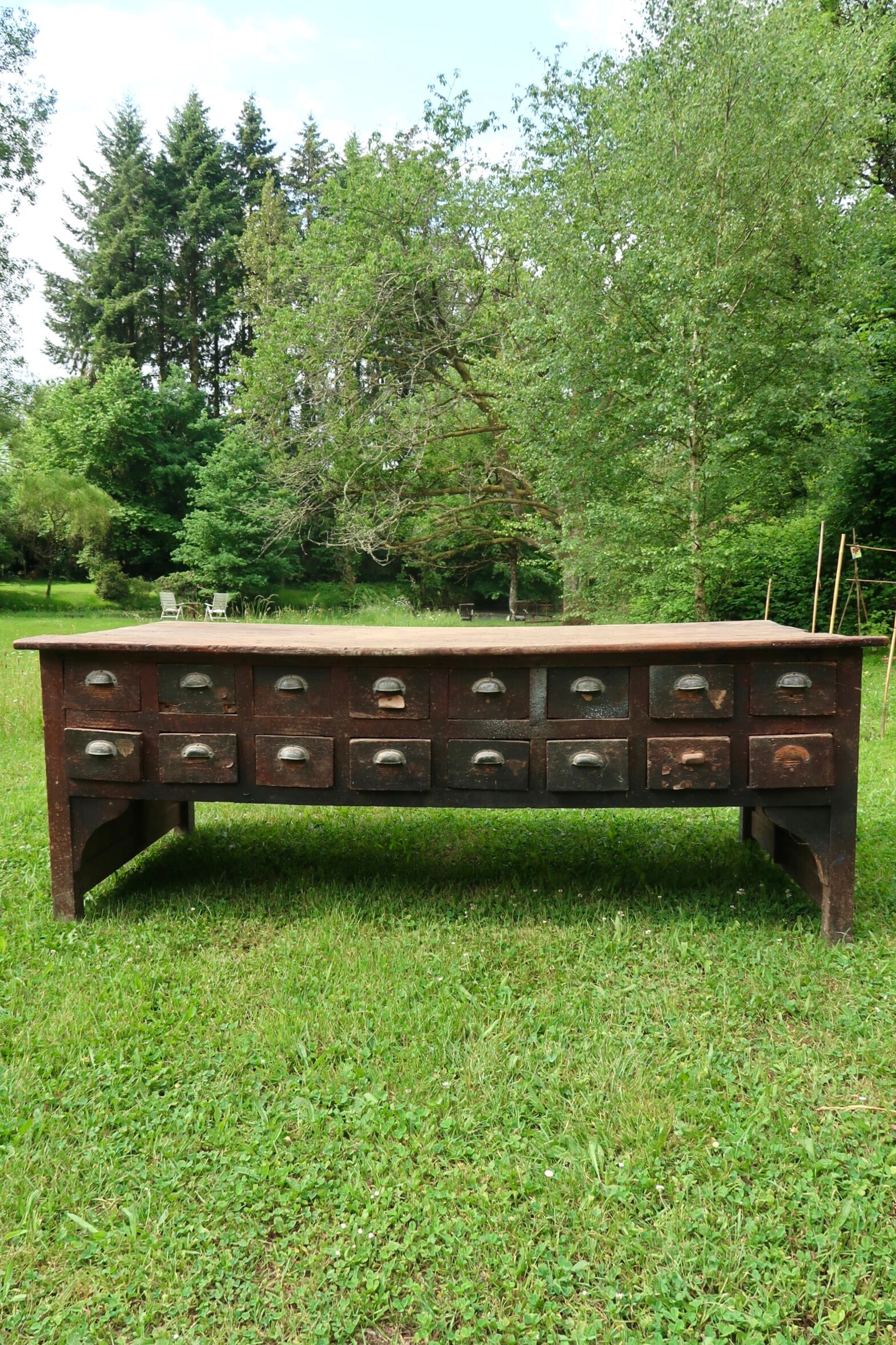 Antique wooden craft furniture