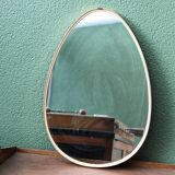 Free-form mirror, egg, 1960s