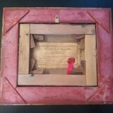 Oil on canvas signed Haney marine in gold frame