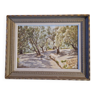 Nature painting table
