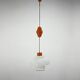 1950's Pull-down Pendant Light, Czechoslovakia