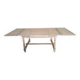 Extendable table in renovated solid oak