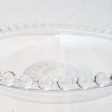 Beaded glass dish