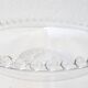 Beaded glass dish