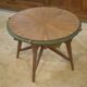 Table de jeux / guéridon en chêne 1940’s