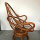 Fauteuil pivotant rotin